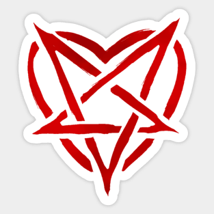 I heart Satan Sticker